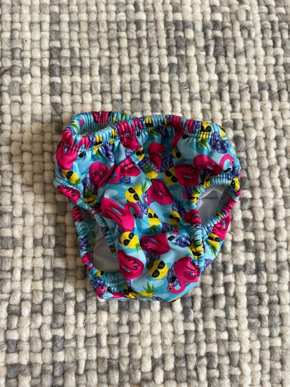 Finis flamingo swim diaper, size 6-12 no